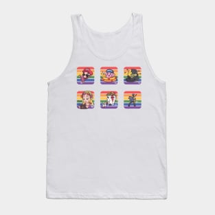 Pride Summer Gaming Sticker Pack 02 Tank Top